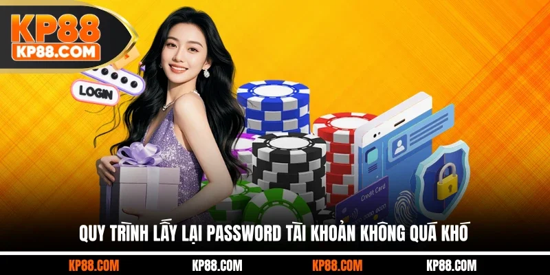 Quy trình lấy lại password tài khoản không quá khó